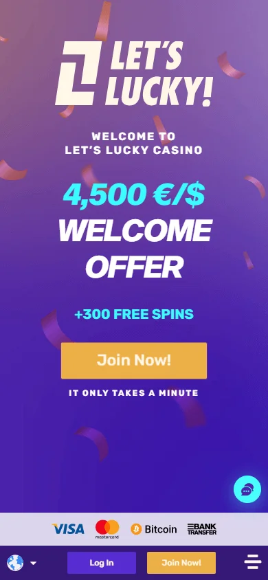 Letslucky Casino mobile experience on a phone